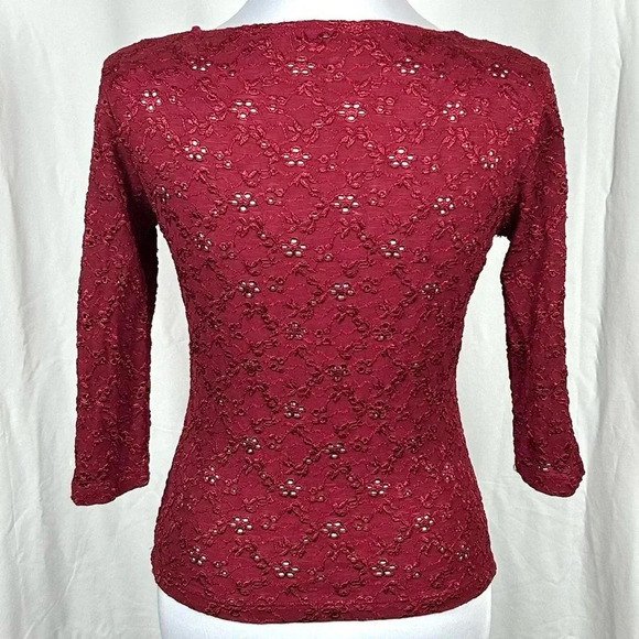 Vintage M Studio Lace Top - Picture 3 of 6